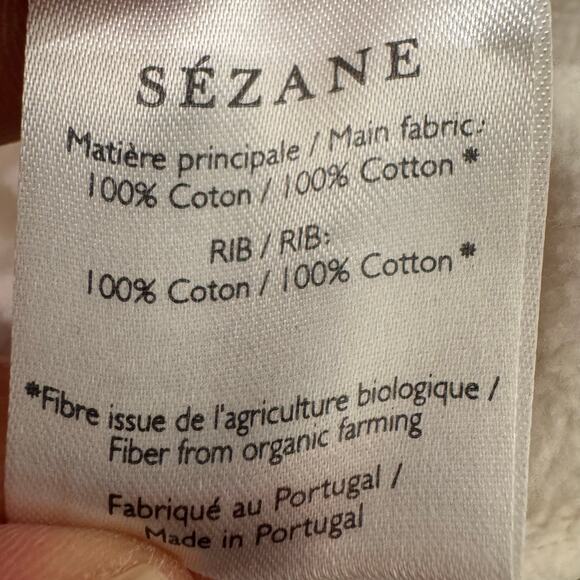 SÉZANE X JCC+ LES POÈMES DU FUTUR SWEATSHIRT White Size Small - Picture 7 of 7